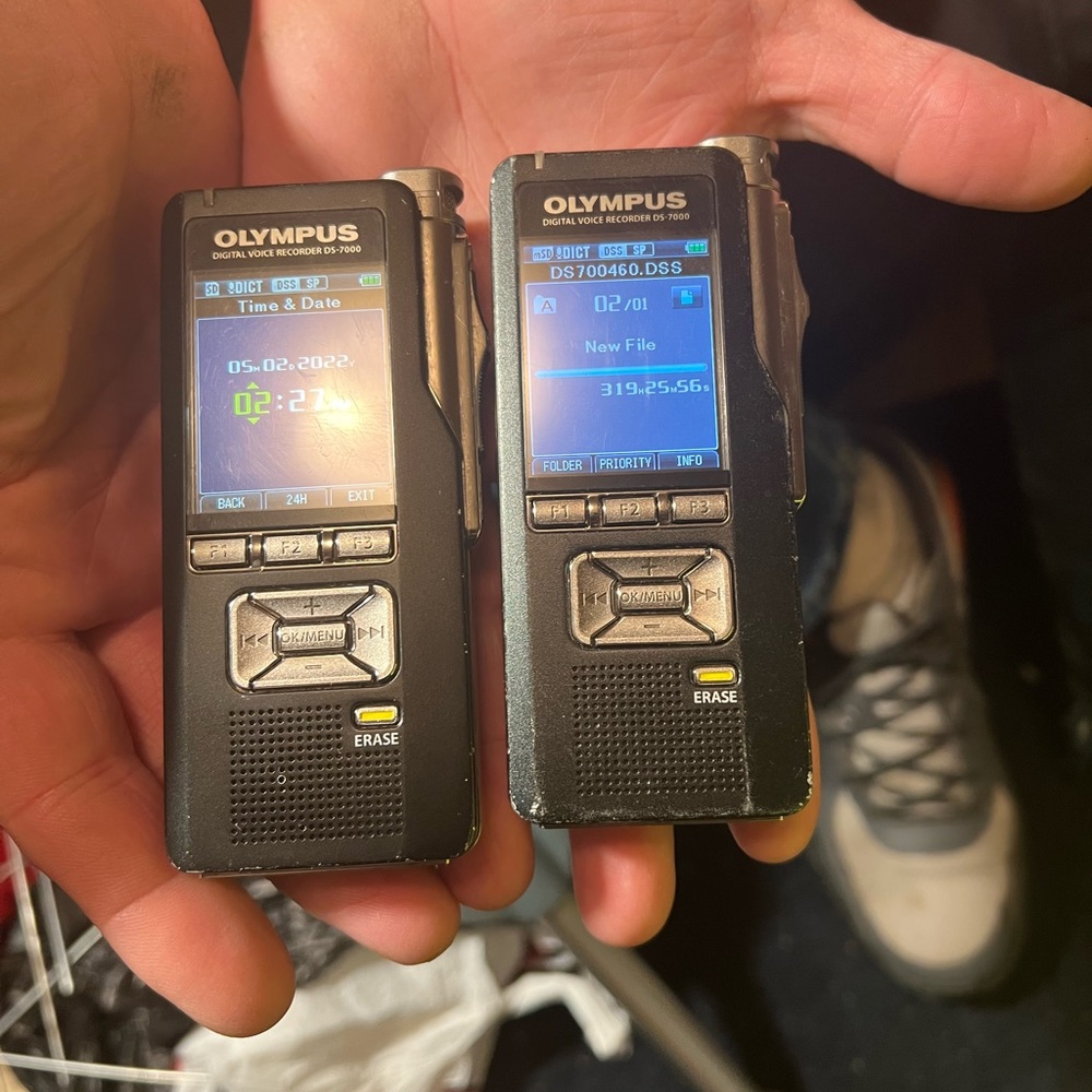 Olympus digital voice recorder DS-7000